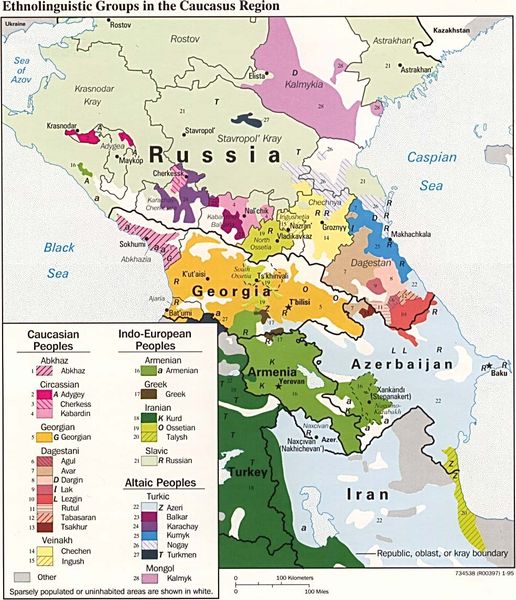 [Map of the Caucasus]